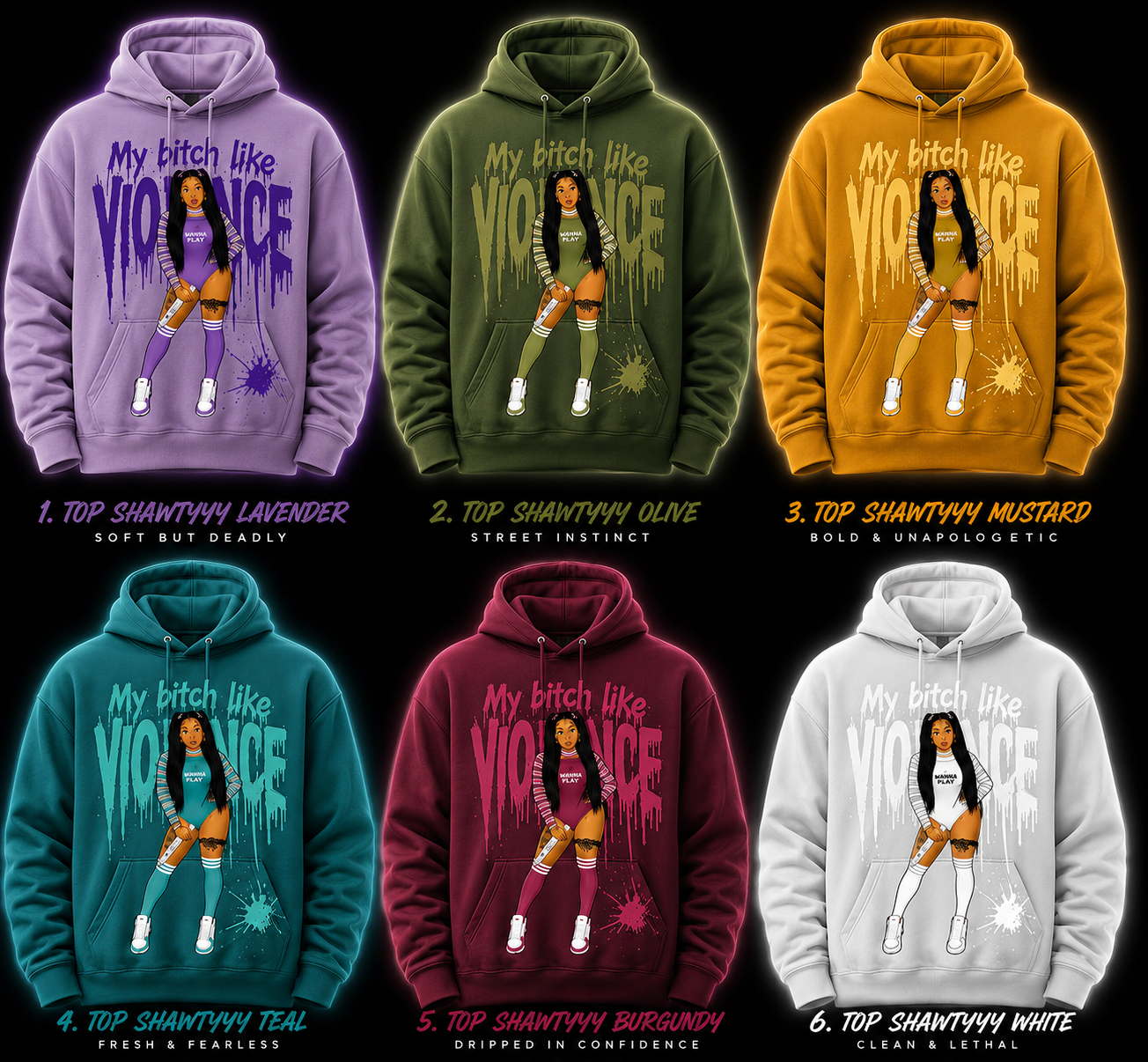 My Bitch Like Violence Hoodie